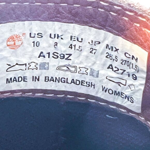 Timberland WOMEN'S COURMAYEUR VALLEY CHELSEA BOOTS taupe nubuck 10 ankle pull on - Picture 10 of 10